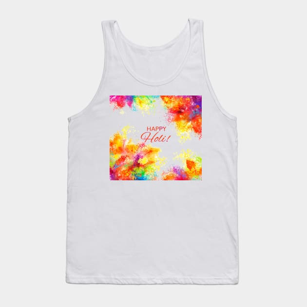 Happy Holi | Bura Na Mano Holi Hai Tank Top by 29 hour design